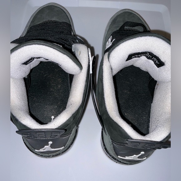 Jordan 4 Retro Fear (2024) Size 10.5M Black/White/Anthracite/Black/Pure Platinum - Picture 6 of 10